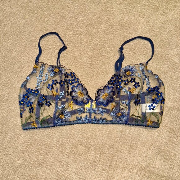 Posie Lingerie Hydrangea Bralette, Size L-XL - Picture 1 of 11